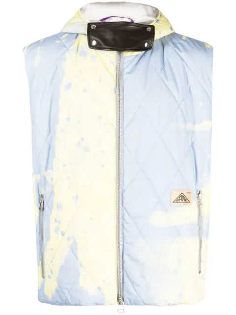 OAMC abstract-print hooded gilet
