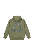 Palace P-3 snake-appliqué hoodie