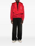 PROTOCOL INDEX Terry graphic-print zip-up sweatshirt