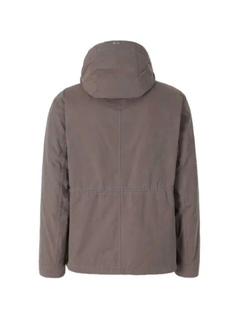 Herno hooded flap-pocket jacket