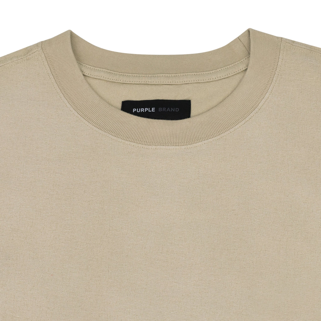 Brown Rice Textured World Wordmark T-shirt