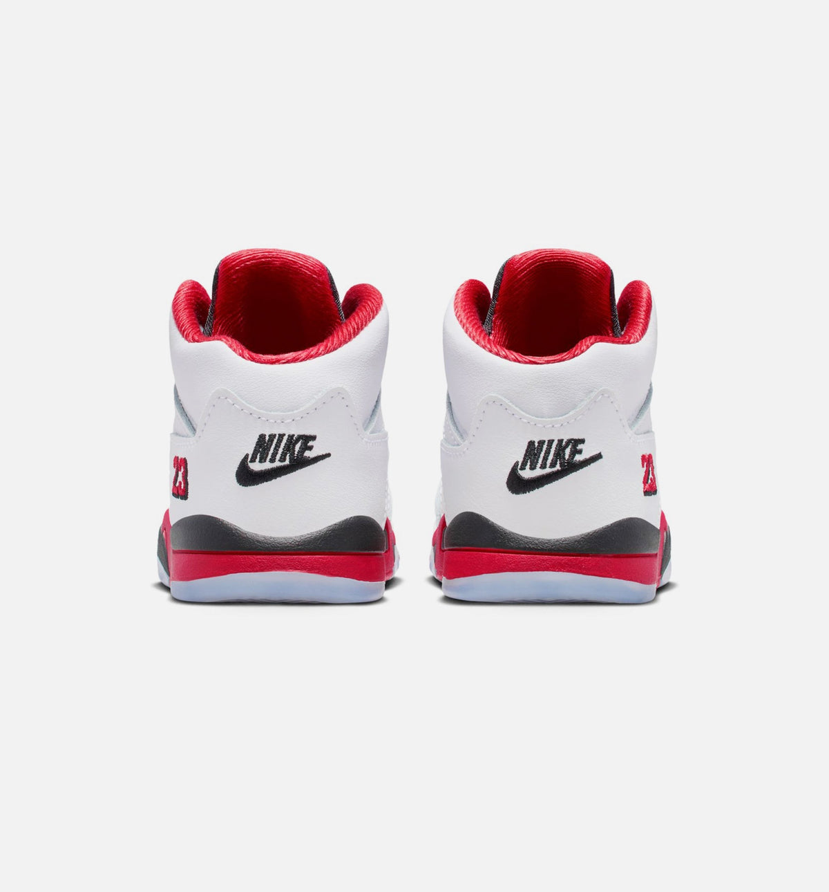 Air Jordan 5 Retro Fire Red Infant Sneakers - Fire Red/White